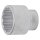 BGS technic Steckschlüssel-Einsatz Zwölfkant | Antrieb Innenvierkant 20 mm (3/4") | SW 50 mm