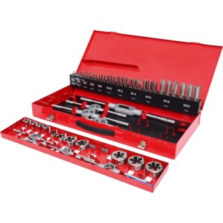 KS-TOOLS HSS Gewindeschneidwerkzeug-Satz, 54-tlg.