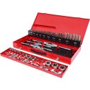 KS-TOOLS HSS Gewindeschneidwerkzeug-Satz, 54-tlg.