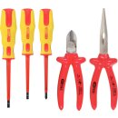 KS-TOOLS ERGOTORQUE VDE Zangen- und Schraubendreher-Satz,...
