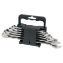 KS-TOOLS EDELSTAHL Ringmaulschlüssel-Satz, abgewinkelt, 6-tlg.