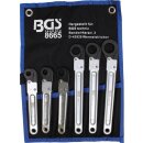 BGS technic Leitungs-Ratschenschlüssel-Satz | 6-tlg.