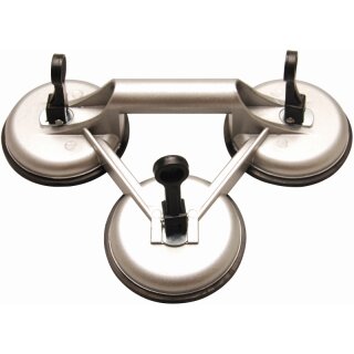 BGS technic Dreifach-Gummisauger | Aluminium | Ø 115 mm