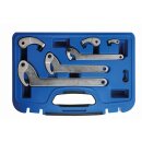 BGS technic Hakenschlüssel-Satz | 35 - 120 mm | 8-tlg.