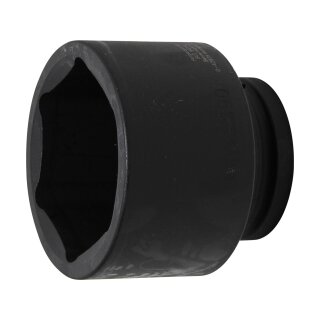 BGS technic Kraft-Steckschlüssel-Einsatz Sechskant | Antrieb Innenvierkant 25 mm (1") | SW 90 mm