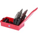 KS-TOOLS HSS-G Spiralbohrer-Satz, Kunststoffkassette,...