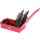 KS-TOOLS HSS-G Spiralbohrer-Satz, Kunststoffkassette, 25-tlg. 1-13mm