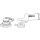 KS-TOOLS Feinschliff-Druckluft-Excenterschleifer mit Staubabsaugung