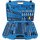 BGS technic Steckschlüssel-Satz Wellenprofil | Antrieb 6,3 mm (1/4") / 10 mm (3/8") / 12,5 mm (1/2") | 218-tlg.