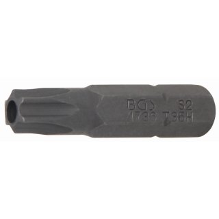 BGS technic Bit | Antrieb Außensechskant 6,3 mm (1/4") | T-Profil (für Torx) mit Bohrung T35