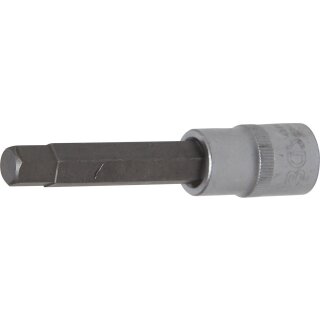 BGS technic Bit-Einsatz | Länge 100 mm | Antrieb Innenvierkant 12,5 mm (1/2") | Innensechskant 11 mm