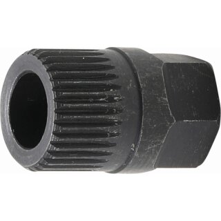 BGS technic 33-Zahn-Aufsatz | Antrieb Außensechskant | für Art. 4248 | 15 mm