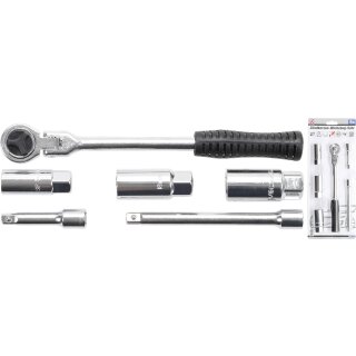 Kraftmann Zündkerzen-Werkzeug-Satz | Antrieb 10 mm (3/8") | 6-tlg.