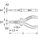 KS-TOOLS BERYLLIUMplus Telefonzange 180 mm