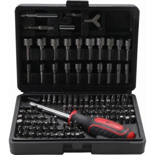 Kraftmann Universal-Bit-Satz | Antrieb Außensechskant 6,3 mm (1/4") | 122-tlg.