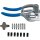 KS-TOOLS Lochzangen-Satz, 16-tlg.