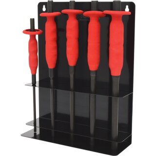 KS-TOOLS Splintentreibersatz mit Handschutzgriff, 5-tlg. 6-14mm