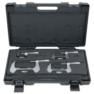KS-TOOLS Bügelmessschrauben-Satz, 0-100mm, 4-tlg.