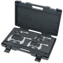 KS-TOOLS Bügelmessschrauben-Satz, 0-100mm, 4-tlg.