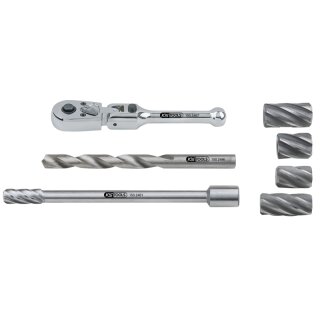 KS-TOOLS ABS-Sensoren-Reibahlen-Satz, 7-tlg.