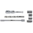 KS-TOOLS ABS-Sensoren-Reibahlen-Satz, 7-tlg.