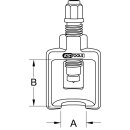 KS-TOOLS Kugelgelenk-Abzieher-Glocke VIBRO-IMPACT, 30mm