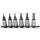 BGS technic Bit-Einsatz-Satz | Antrieb Innenvierkant 6,3 mm (1/4") | Innensechskant 1,5 - 6 mm | 6-tlg.