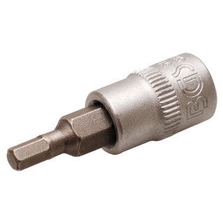 BGS technic Bit-Einsatz | Antrieb Innenvierkant 6,3 mm (1/4") | Innensechskant 3,5 mm