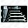 KS-TOOLS GEARplus Ratschenringmaulschlüssel-Satz, umschaltbar, 5-tlg. 5/16"-3/4"
