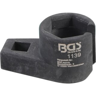 BGS technic Einsatz für Lambdasonde | Antrieb Innenvierkant 10 mm (3/8") | SW 22 mm