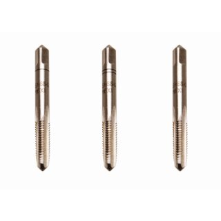BGS technic Gewindebohrer-Satz | Vor-, Mittel- und Fertigschneider | HSS-G | M6 x 1,0 | 3-tlg.