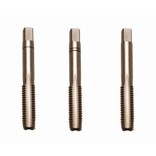 BGS technic Gewindebohrer-Satz | Vor-, Mittel- und Fertigschneider | HSS-G | M10 x 1,5 | 3-tlg.