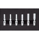 KS-TOOLS 3/8" Glühkerzen-Gelenknuss-Satz, kurz, 6-tlg.