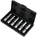KS-TOOLS 3/8" Glühkerzen-Gelenknuss-Satz, kurz, 6-tlg.