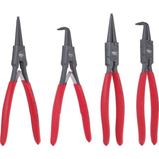 KS-TOOLS Sicherungszangen-Satz, 40-100 mm, 4-tlg.