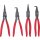KS-TOOLS Sicherungszangen-Satz, 40-100 mm, 4-tlg.