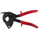 KS-TOOLS Ratschenkabelschere mit Schutzisolierung, 310mm
