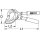 KS-TOOLS Ratschenkabelschere mit Schutzisolierung, 310mm