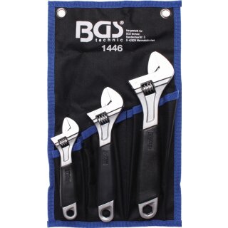 BGS technic Rollgabelschlüssel-Satz mit Kunststoff-Softgriff | 3-tlg.