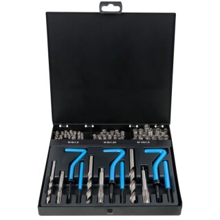 KS-TOOLS Nirostahl Gewinde-Reparatur-Satz M6-M10, 87-tlg.