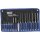 BGS technic Splintentreiber-Satz | 100 - 150 - 200 mm | 1,5 - 9,5 mm | inkl. Körner | 18-tlg.