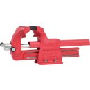 KS-TOOLS Schraubstock ohne Rundteller, 120 mm