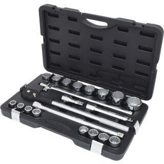 KS-TOOLS 3/4" Steckschlüssel-Satz, 21-tlg. 12-kant