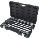 KS-TOOLS 3/4" Steckschlüssel-Satz, 21-tlg. 12-kant