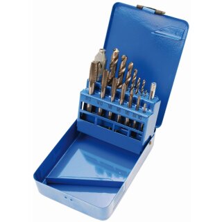 BGS technic Gewindeschneid-/HSS-Bohrer-Satz | M3 - M12 / 2,5 - 10,2 mm