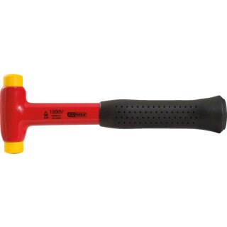 KS-TOOLS Schonhammer mit Schutzisolierung, Kopf Ø 35mm