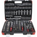 Kraftmann Steckschlüssel-Satz | Antrieb 6,3 mm (1/4") / 10 mm (3/8") / 12,5 mm (1/2") | 172-tlg.