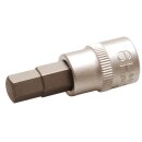 BGS technic Bit-Einsatz | Antrieb Innenvierkant 10 mm (3/8") | Innensechskant 9 mm