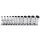 BGS technic Steckschlüssel-Einsatz-Satz Zwölfkant, tief | Antrieb Innenvierkant 6,3 mm (1/4") | Zollgrößen | 12-tlg.