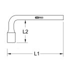 KS-TOOLS BRONZEplus Steckschlüssel, 28mm für...